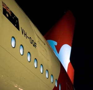 VH-OQF, Qantas' sixth A380 of an initial order of 20 A380s. (Courtesy Richard de Crespigny)
